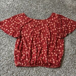 Rewind Relaxed Flutter Sleeve Blouse